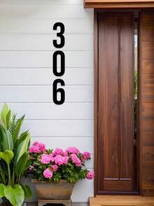 1 件 0-9 金属地址号码牌 - 金属标牌、壁挂、门牌、户外邮箱号码、家居装饰、花园装饰、前门、车库门、商店、工作室装饰、家庭地址号码牌、万圣节、感恩节。圣诞装饰、墙面艺术、礼物 - 彩色 - 查看 8