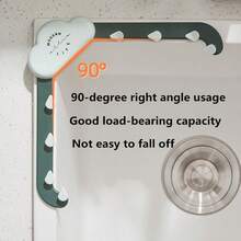 مجموعة مرشح حوض المطبخ، سلة تصريف مثلثة من البلاستيك ABS، شبكة غسيل مرشح، رف تصريف حوض السحابة، مرشح قمامة حوض المطبخ، كيس مرشح حوض قابل للتخلص منه لمنع التسرب، لرف التخزين المعلق