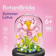 Ewige Blumen Bauklötze - Erschaffe deine Welt mit exquisiten Miniatur-Blöcken in leuchtenden Farben, ideal als Valentinstags-Geschenk, Geburtstagsgeschenk, Muttertagsgeschenk, Neujahrgeschenk, Weihnachtsgeschenk