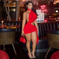 European And American Style Street Fashion Women's Patchwork Backless Solid Color Bodycon Dress With Straps And Asymmetrical Ruched Design