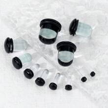 SWANJO 2 件玻璃耳塞拉伸套件短锥形扩张器 1.6-16 毫米拉伸耳道和耳塞身体穿孔饰品 - Glass - 查看 5