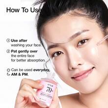 Peach 70 Niacinamide Serum 30ml / Brightening Hydrating Face Serum/Daily Clean Beauty (1.01 Fl. Oz.) - 藕粉色 - 查看 6