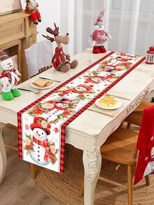 1 قطعة عداء طاولة مركزي لعيد الميلاد، تصميم زهرة وتمثال ثلجي لعيد الميلاد، مفرش طاولة عيد الميلاد، غطاء طاولة عيد الميلاد، ديكورات طاولة عيد الميلاد، ديكورات مطبخ عيد الميلاد، علم طاولة عيد الميلاد، ديكورات منزلية لعيد الميلاد، ديكور غرفة، ديكورات عيد الميلاد، زينة عيد الميلاد، عيد الميلاد، ليلة عيد الميلاد، هدايا عيد الميلاد، ديكور شتوي، ديكور رأس السنة الجديدة 2026