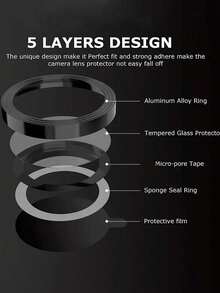 Lens Protectors - Hitam - View 4
