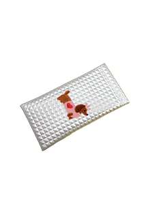 1 Stylish Self-Closing Glasses Bag - Soft And Portable Stylish Geometric Pattern Glasses Case, Five Colors Available, Suitable For Men And Women | Durable And Stylish, Protective Glasses, Suitable For Travel, Outdoor Activities, Commuting, Back To School, Vacation, Shopping, Couples, Daily Use, Back To School Gifts, Teacher Gifts, Holiday Gifts, Couple Gifts, Souvenirs