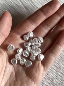 beadia 20入組小型abs人造珍珠珠子,可用於製作耳環、手鍊、項鍊和其他裝飾品