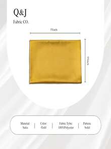 1pc Satin Duchesse Fabric For DIY Bridal Headpiece, Suitable For Wedding Dress, Birthday Party, Gathering With Friends, Outdoor Activities, Room Decor