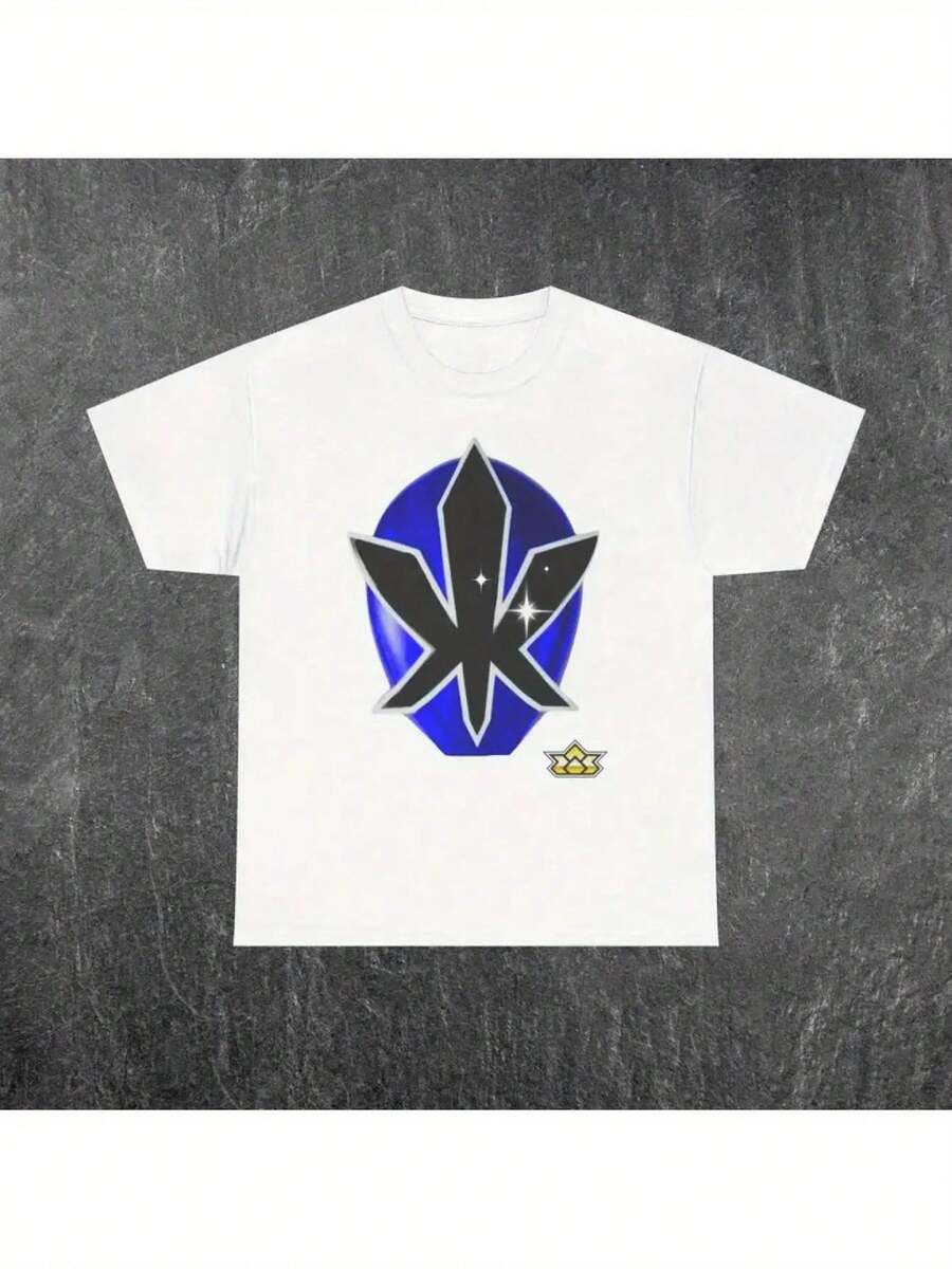 Power Ranger Samurai Blue Ranger T-Shirt - White - View 1
