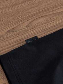 SWAVVY Camiseta negra corta con estampado de cámara, de talla estándar para hombre, de moda para el verano QH25 - Negro - Ver 7