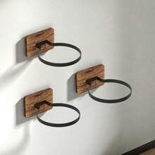 Wall Mounted Iron Basketball And Volleyball Storage Racks, Easy To Assemble And Wall Mounted, Rust Resistant And Durable. Ball Racks, Ball Display Wall Racks, Suitable For Home And School Storage Racks( 2pcs / 3pcs /4pcs Available ) - Multicolor - View 12