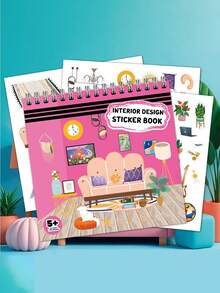 Fashion Enlightenment Makeup Coloring Sticker Toys, Cute Creative Makeup Sticker Coloring Books, Suitable For Children Aged 3-8. Learn Makeup Techniques, Cultivate Aesthetic Awareness, And Enjoy The Fun Of DIY Makeup! Can Exercise Children's Exploration Ability, Creativity And Interest In Fashion Design. Portable Travel Coloring Sticker Toys, Suitable As Birthday Gifts And Christmas Gifts For Girls.