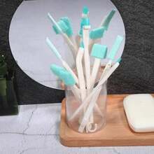 UTHCLO Cleaning Brush Set Multi-Function Brush Cleaner Bottle Dish Scrubber Crevice Groove Window Track Tool Home Cleaning Kit Easy Storage