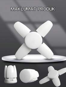 1 件/2 件 E27 LED 灯泡风扇叶片定时灯，28W，可折叠吸顶灯，室内使用，硬接线，无需电池，室内照明现代吸顶灯耐用结构，LED 灯泡