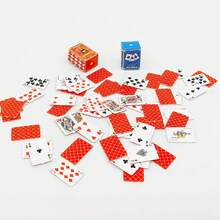 54pcs/Set[Miniature Playing Cards]Mini Multi-Person Card Games, Collection And Entertainment! Travel Playing Cards, Toy House Decor, Holiday Party Supplies, Small Cards, Cute & Fun Party Favors. Unassembled Playing Cards Provide You With An Interesting And Unique Activity For Assembly, Accompanied By A Playing Card Storage Box. Card Games Suitable For Family Game Nights Or Parties - Multicolor - View 17