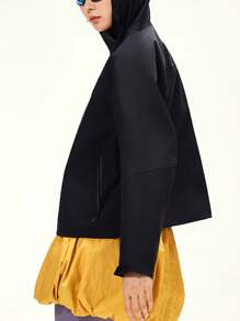 CAMEL CROWN Chaqueta casual deportiva con capucha suelta y funcional a prueba de tres elementos para mujer en otoño