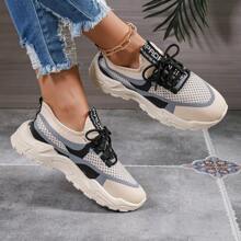 Women's Sneakers, Spring New Thick Sole Breathable Soft Bottom Non-Slip Lightweight Running Casual Travel Shoes