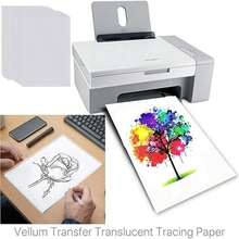 100 Pack Glassine Paper Sheets For Artwork, A4 Vellum Paper, Vellum ...