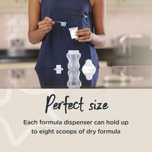 Milk Powder Dispenser, Holds Up To 8 Scoops Of Formula, Convenient And Space-Saving - Powder Dispensers Only - View 2