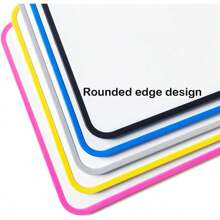 Dry Erase Mini Whiteboard, 4 Pcs A4 Small Whiteboard, Portable Double-Sided Dry Erase Board For Drawing In School &Amp; Home