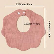 3pcs/Pack (Random Color) Baby Bibs - Random Color 3 Pack-5 - View 3