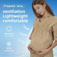 仿真孕妇假肚子海绵道具服装角色扮演圣诞老人充气孕妇假肚子啤酒肚万圣节圣诞节服装配饰圣诞老人套装男士中性加厚肚子填充圣诞老人肚子服装圣诞万圣节角色扮演 - 彩色 - 查看 4