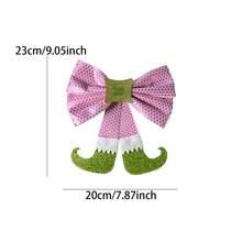 Sprinkle Some Holiday Magic With Pink, Red, And Gold Butterfly Bows - Christmas Decor Must-Have - Red - View 8