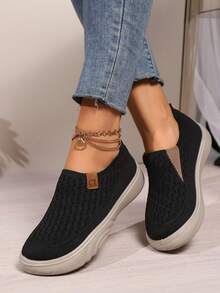 Fall/Winter Women's Casual Sneakers, Women's Flat Shoes, Women's Lightweight Breathable Non-Stuffy Shoes, Fashionable Student Shoes For All Seasons