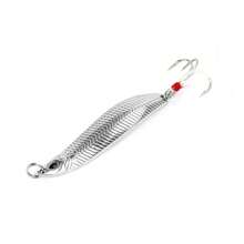 Topline Tackle 1pc Spoon Shaped Lure, 7g/10g Metal Spoon Hard Bait Fishing Swivel Lure Metal Lure Feather Hook Fishing Tackle