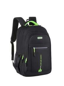 حقيبة ظهر متعددة الجيوب مطرزة للرجال، يمكن أن تحمل حقيبة كمبيوتر 15.6 بوصة، حقيبة مدرسية خفيفة الوزن، حقيبة سفر كبيرة السعة، حقيبة يومية مريحة للتنقل، حقيبة كتب متعددة الوظائف، للطلاب، المرحلة الإعدادية والثانوية، رحلات العمل، السفر والعطلات، التنقل اليومي، الرياضات الخارجية، هدايا عيد الميلاد، هدايا المناسبات