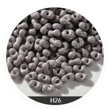 100 piezas de cuentas de vidrio en forma de cacahuete de 3x6mm, cuentas de vidrio jade de colores surtidos, cuentas sueltas lindas, cuentas espaciadoras a granel para hacer joyas, pulseras, aretes, collares DIY