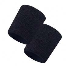 1 Set Outdoor Sports Sweatband & Wristband, Unisex Wrist Band Gym Football Sports Protective Gear Sweat Wristband Men Outdoor- Ideal For Yoga, Fitness, Tennis, Basketball, Jumping Rope, Running, Hiking, Cycling And Other Fitness Activitiesl - 彩色 - 查看 5