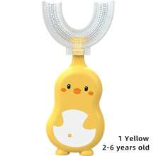 meomill 1pc Cartoon U-Shaped Toothbrush, Soft Toothbrush, Cartoon Toothbrush
