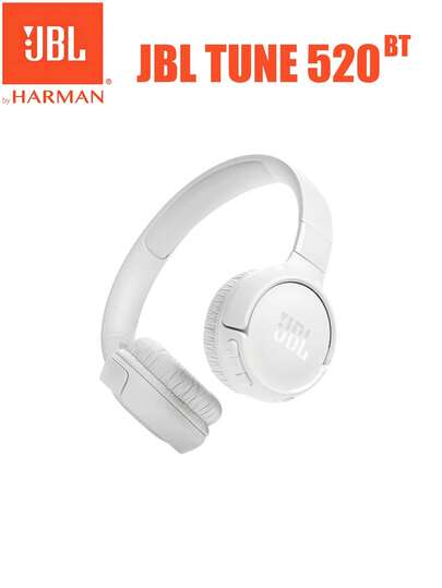 JBL JBL Tune 520BT - Kabellose On-Ear Kopfhörer, bis zu 57 Stunden Akkulaufzeit und Schnellladung, leichtes, bequemes und faltbares Design, Freisprechanrufe mit Sprachsteuerung