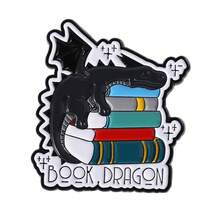 Creative Dinosaur Book Brooch Badge Clothing Backpack Accessories Pin Alloy Badge In Stock - QHXZ4277 - View 7