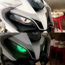 适用于汽车和摩托车的反光魔鬼眼贴纸，提高夜间可见度、耐用性和时尚性
