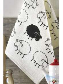 3-Piece Kitchen Towel Set | 30x50 Cm | 100% Cotton | Super Absorbent, Soft Texture | Everyday Use & Table Service | MADE IN TURKEY - White - View 3