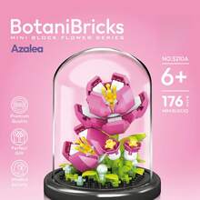 Ewige Blumen Bauklötze - Erschaffe deine Welt mit exquisiten Miniatur-Blöcken in leuchtenden Farben, ideal als Valentinstags-Geschenk, Geburtstagsgeschenk, Muttertagsgeschenk, Neujahrgeschenk, Weihnachtsgeschenk