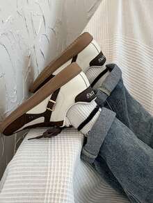 2025新款休闲运动训练鞋，时尚校园百搭运动鞋，撞色舒适鞋