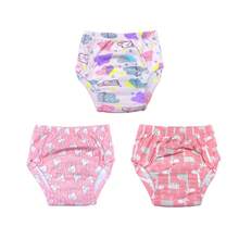 6pcs Baby Absorbent Potty Training Pants, Reusable, Breathable, Suitable For Boys And Girls, All Season