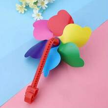 Colorful Pinwheel With Long Pole For Bicycles, Scooters, Balance Bikes,Bicycle Decoration,Cycling