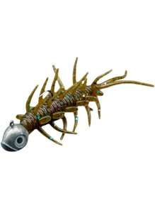 1 件/6 件/10 件，5.8 厘米/2.28 英寸仿真诱饵软饵虾，虾形软饵，模拟鱼尾运动，硅胶鱼饵，适用于淡水和咸水以及黑坑，黑鲈钓鱼设备，捕食者诱饵软尾蛆仿饵，假饵铅头钩 - 彩色 - 查看 6