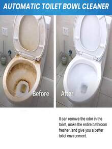 Toilet Cleaning Tablets - Effervescent Descaler, Deep Cleaning For Toilet & Bathroom, Deodorizer Cleaner, Cleaning Tool Toilet Cleaner Effervescent Tablets