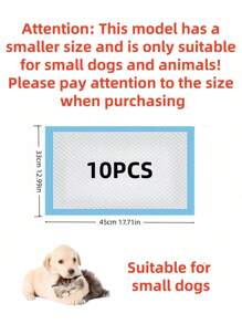 10片超强吸水狗狗尿垫 | 耐用可水洗/一次性防漏除臭宠物尿垫 | 速干幼犬训练垫，适用于失禁、老年犬和术后护理 | 防滑狗狗厕所垫，多层核心 | 宠物清洁用品，适用于笼子、床和汽车座椅 | 兽医推荐的低过敏性无乳胶过夜保护无压力家居床上用品保护垫 - 藍色 - 查看 15