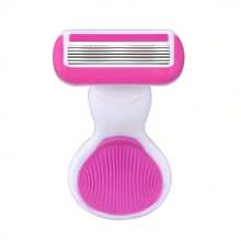 1/2/3pcs Bikini Hair Removal Razor, Women 6-Layer Painless Hair Removal Blade, Stainless Steel Full Body Shaver, Manual Depilatory Razor, Compact Hair Removal Tool For Home & Travel