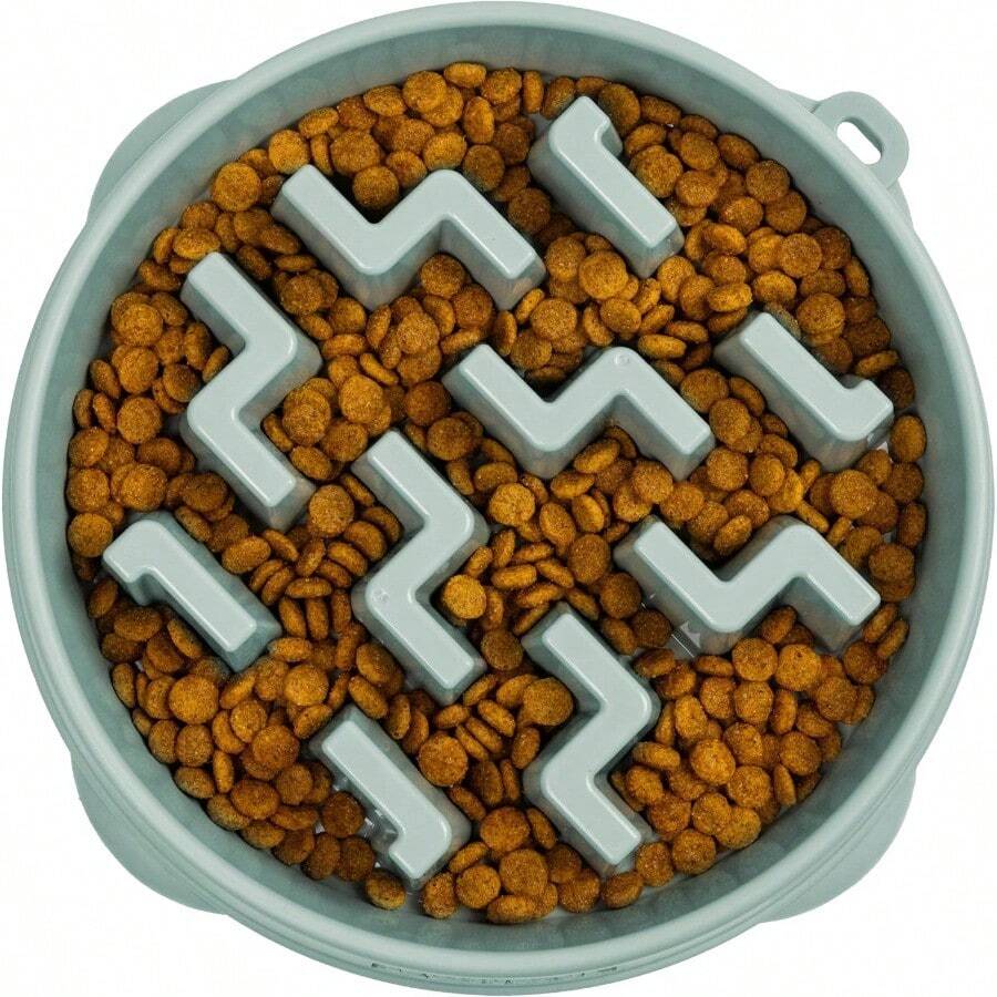 Fun Feeder Slo Bowl Large Slow Feeder Dog Bowl 4 Cups Sage - Large - View 1