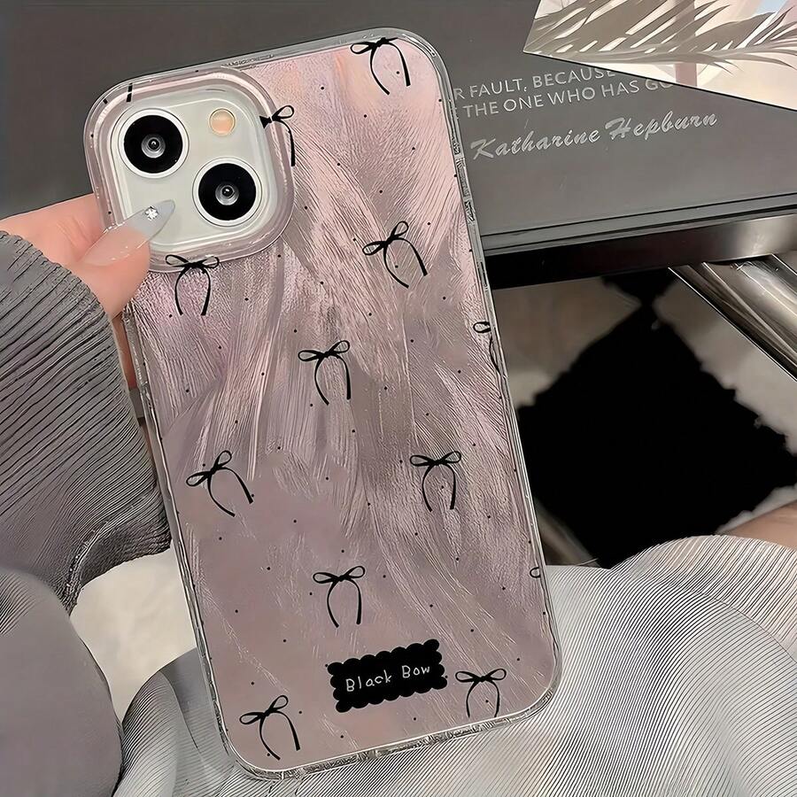 Ốp lưng bảo vệ thiết kế TPU cao cấp họa tiết đá giả màu hồng thanh lịch tương thích với Apple 16 PROMAX, Ốp lưng bảo vệ toàn diện chống rơi bằng acrylic tương thích với Apple 15/14/13P/12/11/7/8P/X/XR/XSMAX, Chống nước, chống sốc, chống trầy xước thời trang - Nhiều màu - Xem 1