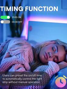 1 szt. 44-klawiszowa czarna taśma świetlna Bluetooth, inteligentna kontrola aplikacji, regulowana, wielokolorowa, odpowiednia do dekoracji mebli domowych, zmienne kolory, pokój gier, kuchnia, podświetlenie telewizora, sypialnia, oświetlenie dekoracyjne LED do świątecznej atmosfery imprezy