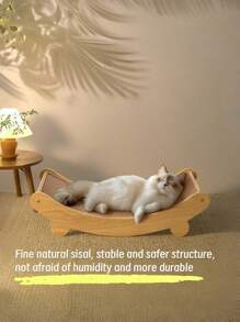 1PCThree-Dimensional Cat Scratching Board Is Wear-Resistant And Scratching-Resistant, Cat Nest And Cat Scratching Board Are Two-In-One, Sisal Is Wear-Resistant And Does Not Drop Chips, Large Reclining Chair Cat Claw Board Is Integrated Anti-Scratch Sofa Cat Toy