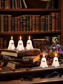 Molde de silicona 3D para velas y jabón de Halloween - Decoración espeluznante, forma asimétrica para moldeo de resina y ornamento para el hogar, silicona y artículo imprescindible para manualidades DIY