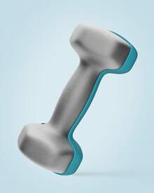 SONGMICS Hex Dumbbells Set With Stand - 2 X 1 Kg, 2 X 2 Kg, 2 X 3 Kg, Lime, Teal And Grey, Neoprene Matte Finish, Fitness Weight Exercise For Home Gym, Vinyl Coated - Multicolor - View 4